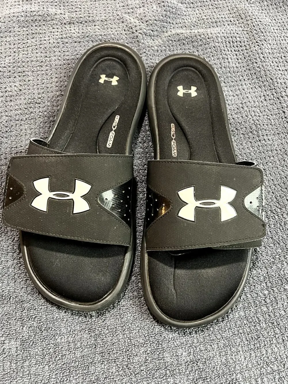 Under Armour Sandals Black, Men's size 12